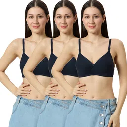 Pack of 3 Women Everyday Lightly Padded Bra-image-96