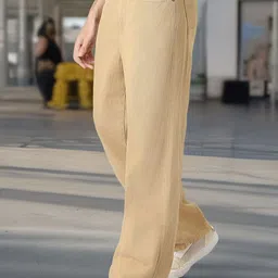 urbano fashion Men Loose Fit Mid Rise Beige Jeans-picture-19