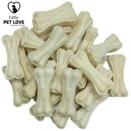 catsy Rawhide Dog Chew Bone (3 Inches Pack of 36 Bones) Chicken Dog Chew image 3