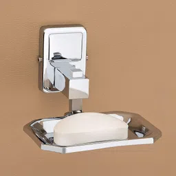 plantex Stainless Steel Folding Towel Rack with Darcy Bathroom Accessories Set-5 pieces Silver Towel Holder image 4