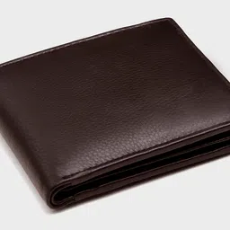 gh Men Formal, Trendy Brown Genuine Leather RFID Wallet image 1