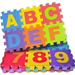 kettoby Alphabets and Numbers , Learning & educational Blocks Puzzle Foam Mat for Kids image 1