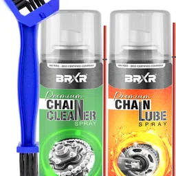 brxr Bike Chain Cleaner and Lube Spray With Brush Combo For Smooth Ride Removes Dirt, Grease & Lubricate | Suitable for All Bikes | Increases Chain Performance Chain Oil-picture-11