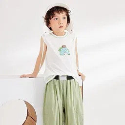 nsusu Boys & Girls Casual, Evening, Formal, Party Black Fabric Belt image 4