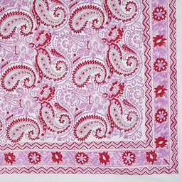 newlaxmi 154 TC Cotton Double Jaipuri Prints Flat Bedsheet image 2