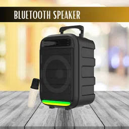 SYARA Monster (WIRELESS TOWER SPEAKER) Dynamic Thunder Sound With Karaoke MicH72 35 W Bluetooth Tower Speaker image 1