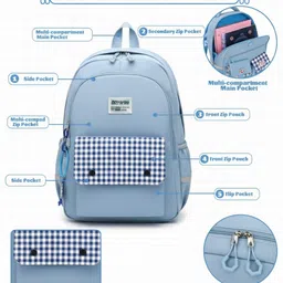 walson Medium 30 L Laptop Backpack Trendy Kawaii Backpack For College or School Backpack | Standard Backpack image 4