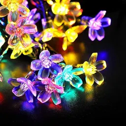 circisun 42 LEDs 15 m Multicolor Color Changing Flower Rice Lights image 5
