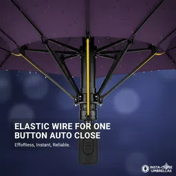 wodec SOLID AUTO FOLDABLE ONE TOUCH FASCINATO UMBRELLA Umbrella image 3