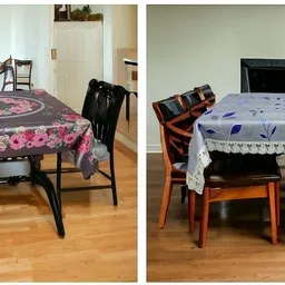 kashhtu Polyester 6 Seater Floral Table Cover-picture-38