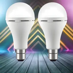 clairbell Emergency 15W Inverter LED Bulb with 1200mAh Rechargeable Battery Pack of 2 A159 4 hrs Bulb Emergency Light image 1