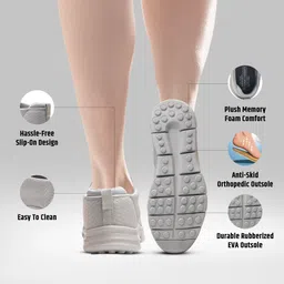 asian Wonderwalk-21 Men’s Walking Shoes | Featherlight, Air Cooled & Memory Foam Walking Shoes For Men image 4