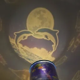 deodap LED Projector Night Light – Rotating Star Lamp with Music, 3 Battery Lights Night Lamp image 2