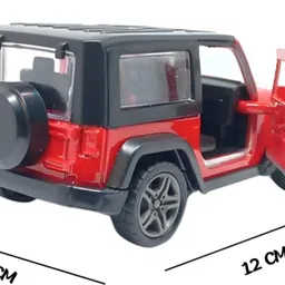 meesaj Thar Die-Cast Toy – Stylish 1:32 Model with Pull Back Mechanism, Music & Lights image 3