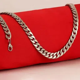 lathar Silver Plated Stainless Steel Chain image 4