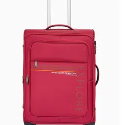 United Colors of Benetton Unisex Garret Printed Medium Soft-Sided Trolley Bag image 1