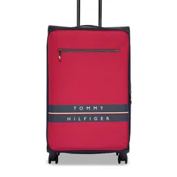 Tommy Hilfiger Unisex Textured 360-Degree Rotation Soft Sided Trolley Bag-picture-34