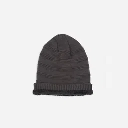 The Bro Code Men Self Design Beanie image 4