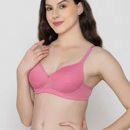 FUNAHME Pack Of 2 Full Coverage Lightly Padded Cotton T-shirt Bra With All Day Comfort image 4