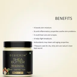 Desi Crew Unrefined Moisturizing Shea Butter - 100 g image 2
