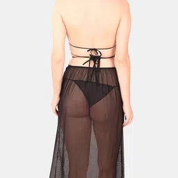 Be You Halter Neck Heart Shape Net Baby Doll With Briefs image 3