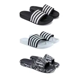 Lightweight Classic Slider || Sandals with Clogs for Men-Combo-COMBO(3)-3024-3026-3103-10 -P2 image 1
