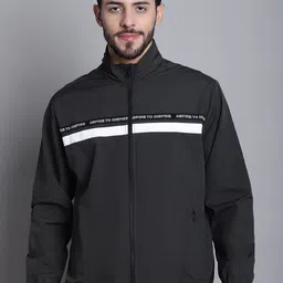 Cantabil Typography Printed Lightweight Sporty Jacket With Zip Detail-image-21