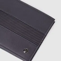 Allen Solly Men Striped Leather Two Fold Wallet image 3