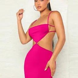 VAGHBHATT Spaghetti Strap Mini Dress image 4