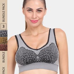 Amour Secret Floral Lightly Padded Bra-picture-38