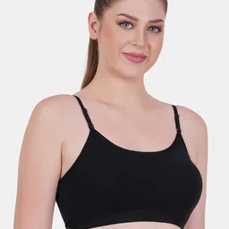 Reveira Dry Fit Workout Bra Medium Coverage Lightly Padded Seamless High Support image 3