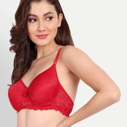 FIMS Pack Of 4 Floral Bra Lightly Padded image 3