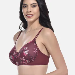 StyFun Pack Of 2 Printed Full Coverage Lightly Padded T-shirt Bra With All Day Comfort image 4