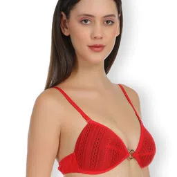 SELFCARE Pack Of 3 Self Design Lightly Padded Plunge Bras With All Day Comfort image 5
