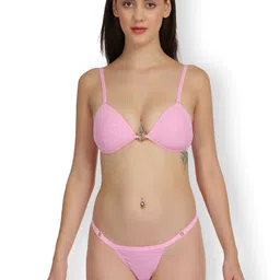 SELFCARE Pack Of 3 Self Design Lightly Padded Plunge Bras With All Day Comfort image 5