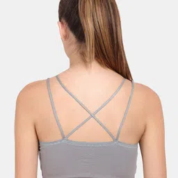 Amour Secret Grey & Pink Bra Lightly Padded image 2