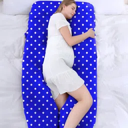 DADDY COOL Blue Fibre Filled Faux Velvet Ultra Soft Maternity Pillow-image-51