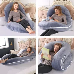 PILLOW TREE Dark Grey Breathable Pregnancy Pillow image 4