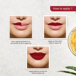Lenphor Colour Me Up Liquid Lipstick with Vitamin E 2ml - Cherry Red 04 image 2