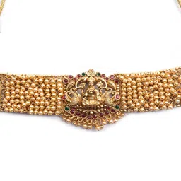 StileAdda Gold -Plated Stone Studded Jewellery Set image 3