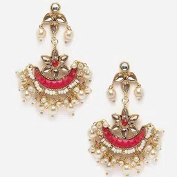 PANASH Gold Plated Artificial Stones and Beads Studded 2-in-1 Reversible Jewellery Set image 5