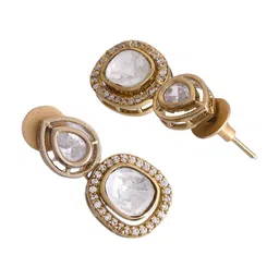 Voylla Gold Plated Kundan Stone Studded Jewellery Set image 3