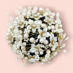 Hair Flare Embellished Bun Cover-picture-14