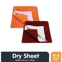 Moms Home Kids Set Of 2 Solid Waterproof Protector Dry Sheet-picture-14
