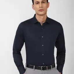 Van Heusen Men Navy Blue Floral Formal collar  Shirt-picture-42