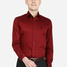 Greenfibre Men Classic Slim Fit Cotton Formal Shirt-picture-33