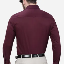 Greenfibre Spread Collar Cotton Slim Fit Formal Shirt image 4