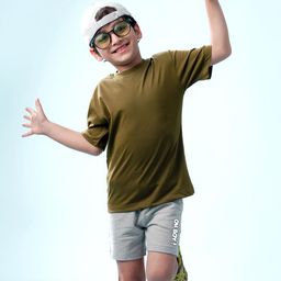 NUSYL Printed Mid-Rise Regular Shorts-picture-43