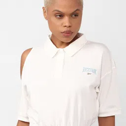 Reebok Women Pure Cotton Cl Varsity Crop T-Shirt-image-25