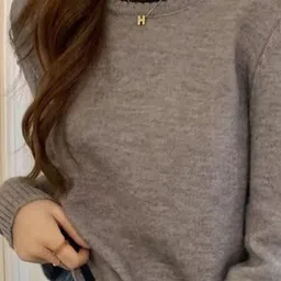 StyleCast Girls Grey Acrylic Regular Top image 2